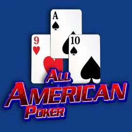 All American Poker logo by RTG (Reel Time Gaming) at Boomzino Casino