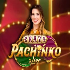 Live Casino logo of Crazy Pachinko from Evolution at Boomzino Casino