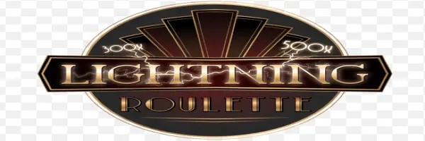 Official Live Casino logo: Lightning Roulette by Evolution at Boomzino Casino
